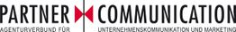 Text: "PARTNER COMMUNICATION, Agenturverbund für Unternehmenskommunikation und Marketing."