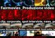 Poster promozionale Fairmovies per produzione video e filmati vari.