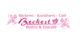 Logo von "Beckert GmbH", Bäckerei, Konditorei, Café, Bistro & Eiscafé in rosa Schrift.