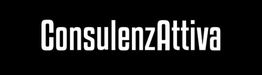Scritta "ConsulenzAttiva" in bianco su sfondo nero.
