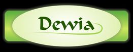 Logo mit grünem Text "Dewia" auf ovalem, hellgrünem Hintergrund, dunkelgrüner Rand.