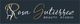 Logo de "Rosa Gutiérrez Beauty Studio" con fondo oscuro y silueta de rostro.