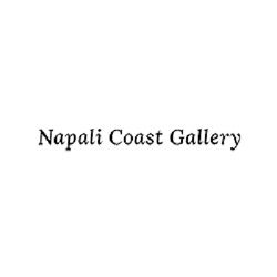 "Napali Coast Gallery" text in black on a white background.