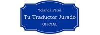 Imagen de un cartel azul con texto "Tu Traductor Jurado Oficial".