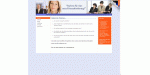 Website-Layout mit Bildern von Menschen und Text in Deutsch über Unternehmensberatung.