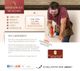Handwerker arbeitet an Holz, Webseite von Homeservice München mit Kontaktinfo.