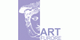 Logo mit lila Antike-Statue-Profil und Text: "ART FURORE".