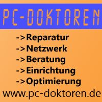 Bild mit PC-Dienstleistungen: Reparatur, Netzwerk, Beratung, Einrichtung, Optimierung.
