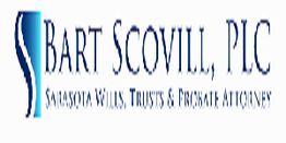 Logo for Bart Scovill, PLC, specializing in Sarasota wills, trusts, and probate attorney services.