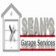 Logo for Sean's Garage Services with a house and tools icon.
