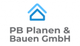 Logo von PB Planen & Bauen GmbH mit einem stilisierten blauen Hausdach darüber.