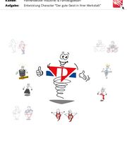 Entwicklung Werbefigur \"Der gute Geist in Ihrer Werkstatt\"