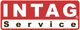 INTAG Service-Logo in Rot und Weiß mit schwarzem Text "Service" darunter.