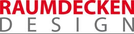 Text: "RAUMDECKEN DESIGN" in rot und grau.