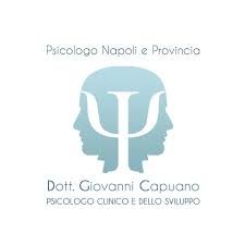 Logo di due profili con simbolo psi, scritto "Psicologo Napoli e Provincia, Dott. Giovanni Capuano".