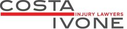 Logo of Costa Ivone Injury Lawyers with red underline.