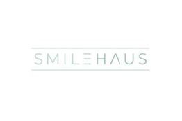 Text logo reads "SMILEHAUS" with lines above and below.