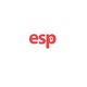 Red "esp" logo with an ear symbol inside the letter "p" on a white background.