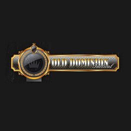 Old Dominion Tactical logo with a crown emblem on a black background.