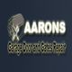 Logo of Aarons Garage Door and Gates Repair with a garage door icon.