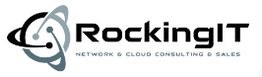 RockingIT logo with orbit design; text: "Network & Cloud Consulting & Sales".