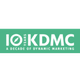 "KDMC logo: Celebrating 10 years with the tagline 'A Decade of Dynamic Marketing'."