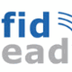 Text: "rfid ready" mit blauen Strichen, die ein Funksignal symbolisieren.