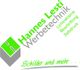 Logo für Hannes Lesti Werbetechnik mit Text: Lichtreklame, Beschriftung, Siebdruck.