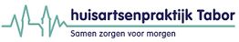 Logo van huisartsenpraktijk Tabor met de tekst: "Samen zorgen voor morgen".