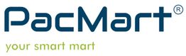 Logo von PacMart mit dem Slogan "your smart mart".