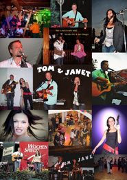 Collage von Musikern bei Live-Auftritten mit Gitarren und Gesang in verschiedenen Umgebungen.