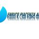 Logo con forme geometriche colorate e scritta "ENRICO PIACENZA ARCHITETTO".