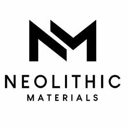 Logo with stylized "NM" and text "Neolithic Materials" underneath.