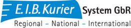 Logo von E.I.B. Kurier System GbR mit Text "Regional - National - International".