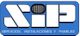 Logo azul con texto blanco "SIP". Debajo: "SERVICIOS, INSTALACIONES Y PANELES".