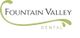 Logo of Fountain Valley Dental with green swirl design.