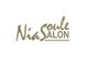 Stylized text logo for Nia Soule Salon in gold on a white background.