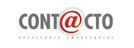 Logo com a palavra "CONTACTO" e "ASSESSORIA EMPRESARIAL" abaixo.