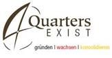 Logo von 4Quarters EXIST mit dem Text: gründen | wachsen | immobilieren.