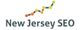 Graph increasing above text "New Jersey SEO" with colored nodes.