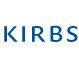 Textlogo mit dem Wort "KIRBS" in blauen Großbuchstaben. Hintergrund in Weiß.