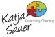 Logo mit "Katja Sauer Coaching Training" und Puzzle-Sprechblase in vier Farben.
