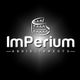 Logo con scritta "ImPerium Abbigliamento" e simbolo del Colosseo stilizzato su sfondo nero.