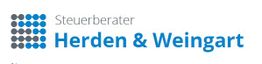 Logo von "Steuerberater Herden & Weingart" mit stilisiertem Quadrat aus Punkten.