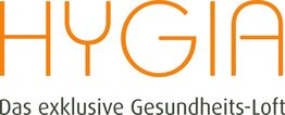 HYGIA Logo mit Schriftzug: "Das exklusive Gesundheits-Loft".