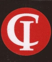 Logotipo rojo y blanco con las letras "CL" en un círculo.