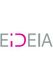 Logo de EIDEIA con letras grises y una "D" estilizada en color rosa.