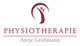 Logo der Physiotherapie Antje Großmann mit stilisiertem roten Menschen.