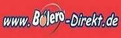 Weiße Schrift auf rotem Hintergrund: www.Bolero-Direkt.de.