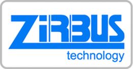 Logo mit blauem Text "Zirbus Technology" auf weißem Hintergrund.